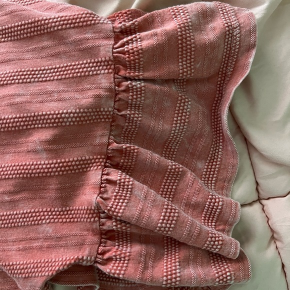 CUTE ORANGE CROPPED WIDE TOP - Picture 5 of 6